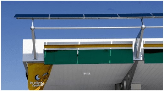 Figura 7 – Sistema fotovoltaico em posto de combustível