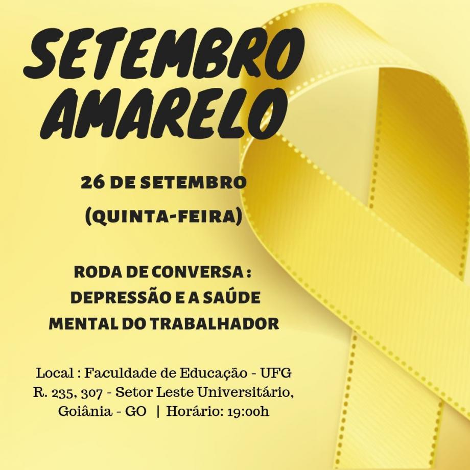 Roda de Conversa sobre a Depressão e Saúde Mental do Trabalhador
